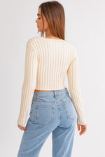 Load image into Gallery viewer, Asymmetrical Hem Sweater Top
