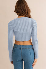 Load image into Gallery viewer, Asymmetrical Hem Sweater Top
