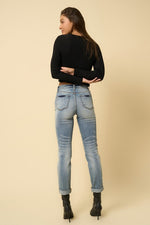 Load image into Gallery viewer, HIGH-RISE GIRLFRIEND JEANS
