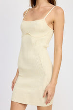 Load image into Gallery viewer, SPAGHETTI STRAP BODYCON DRESS
