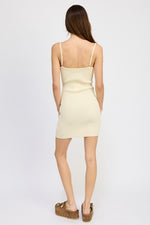 Load image into Gallery viewer, SPAGHETTI STRAP BODYCON DRESS
