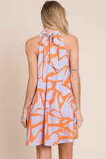 Load image into Gallery viewer, Resort style halter neck short sundress
