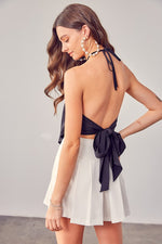 Load image into Gallery viewer, OPEN BACK TIE BOW TOP
